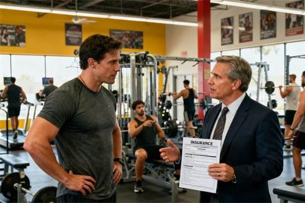 Titolare dell'azienda che esamina i requisiti legali