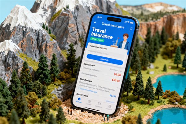 Online travel insurance application